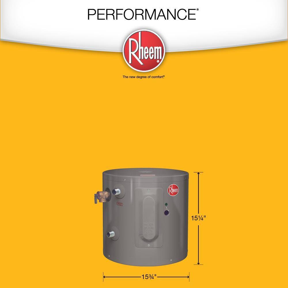??Rheem Performance 6 gal. 6-Year 2000-Watt Single Element Electric Point-of-Use Water Heater - Image 2